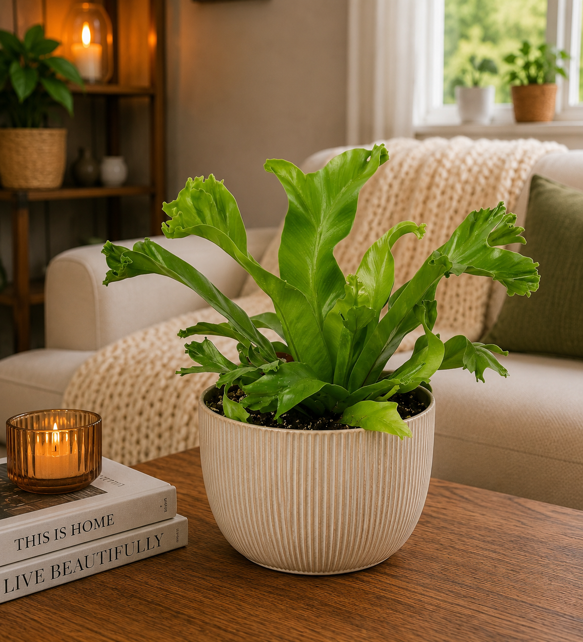 Birds Nest ‘Leslie’ Fern